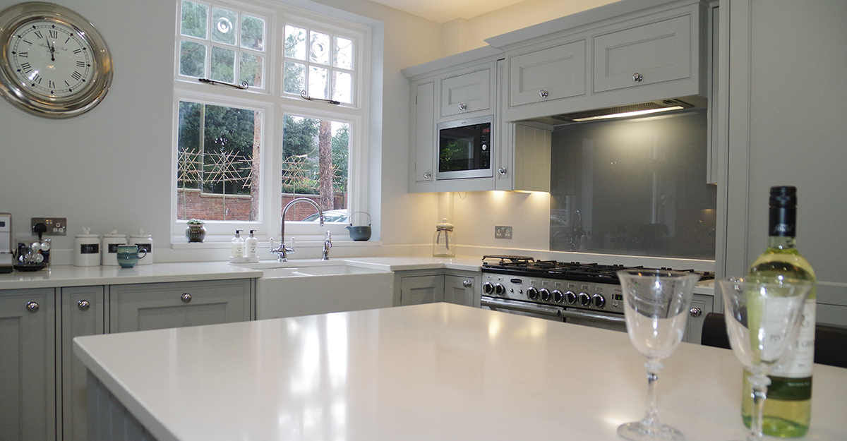 matt grey shaker hand painted kitchen maidstone kent